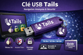 Clé USB Tails – Navigation anonyme & système sécurisé prêt à l’emploi